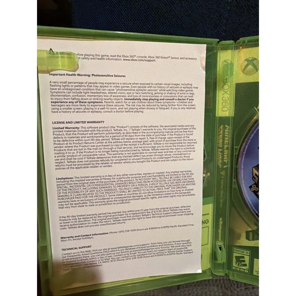 Minecraft: Story Mode - Season Pass Disc (Xbox 360, 2015)